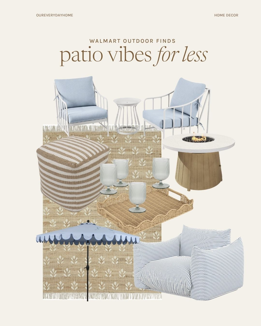 Walmart patio and outdoor new arrivals are on fire this year! They look designer at affordable prices!

walmart home
walmart patio and outdoor
walmart summer and spring new arrivals 

 #LTKSeasonal #LTKHome