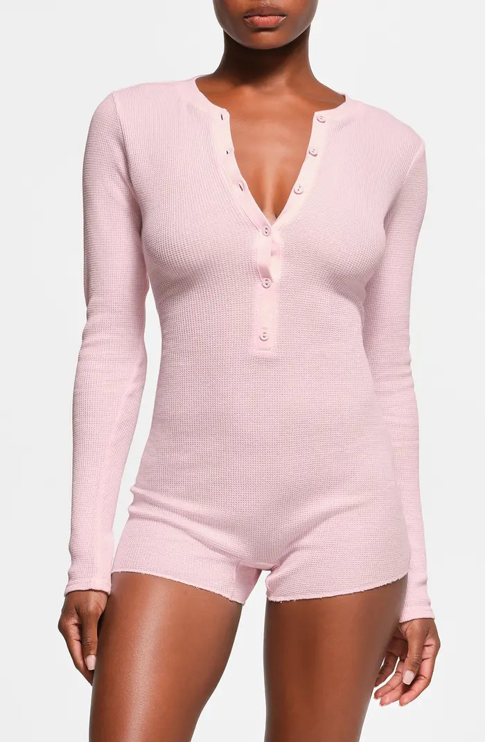SKIMS Waffle Romper | Nordstrom | Nordstrom