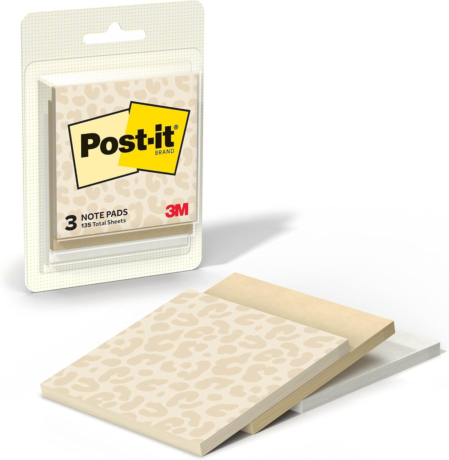 Post-it Polished Patterns, 3 x 3 in, 3 Sticky Notes Pads | Amazon (US)