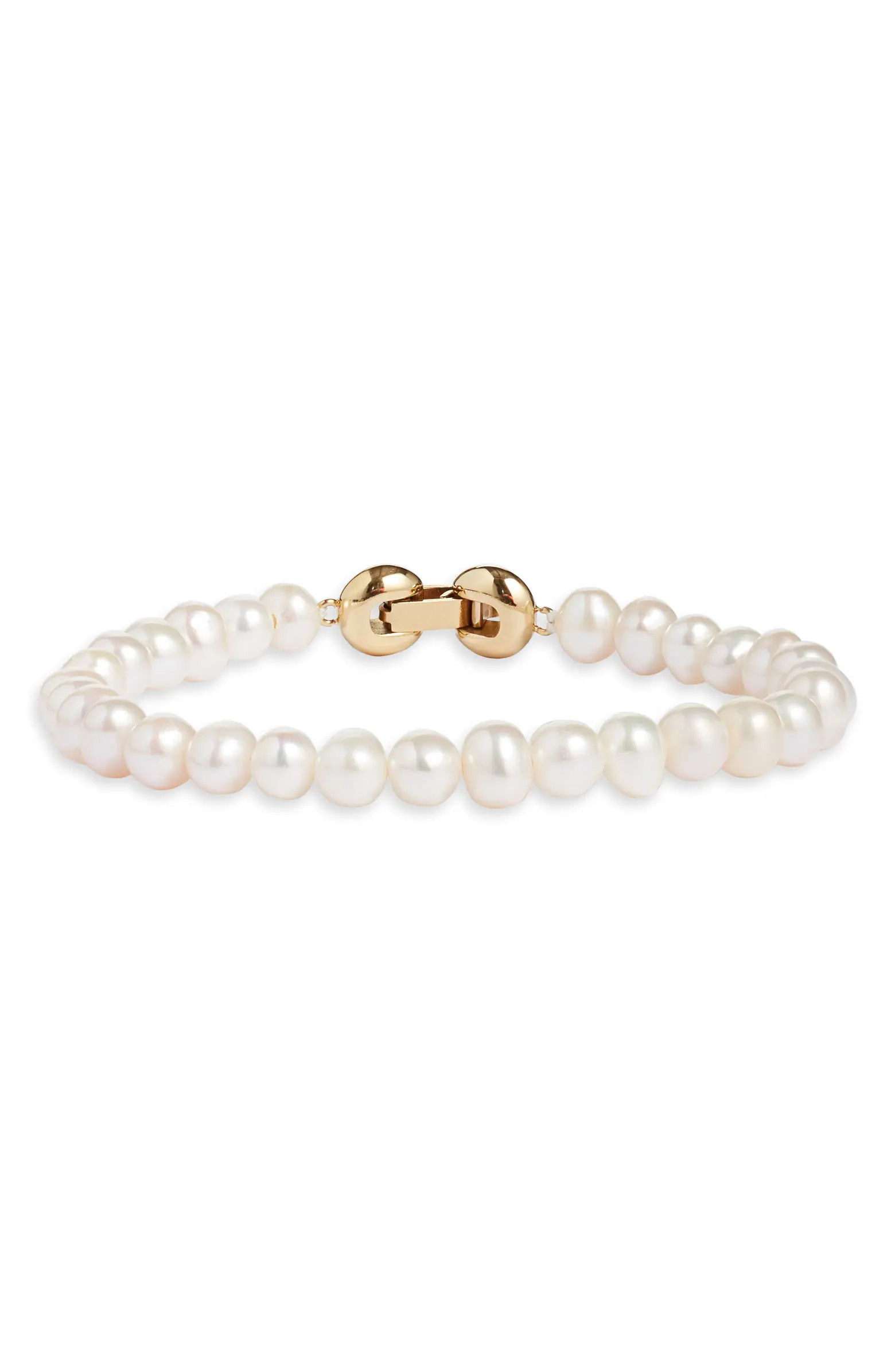 Noa Beaded Freshwater Pearl Bracelet | Nordstrom