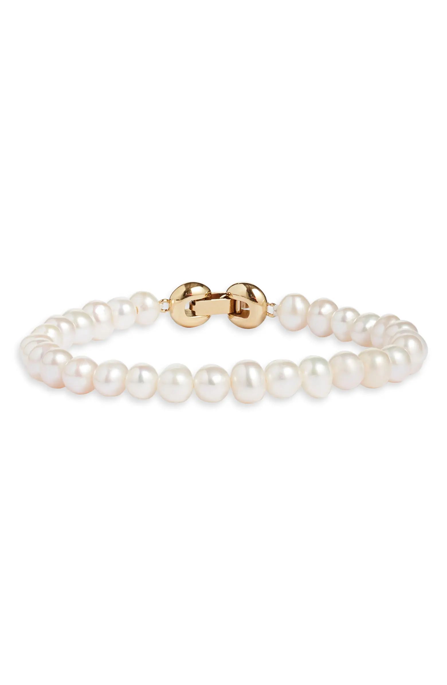 Noa Beaded Freshwater Pearl Bracelet | Nordstrom