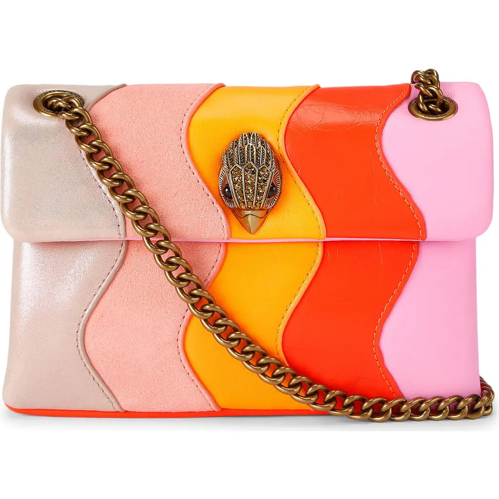 Kurt Geiger London Mini Kensington Convertible Leather Crossbody Bag in Pink at Nordstrom | Nordstrom