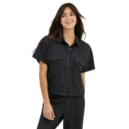 Lee® Women's Lee Layers Knit Button Front Top, Sizes XS-XXL | Walmart (US)