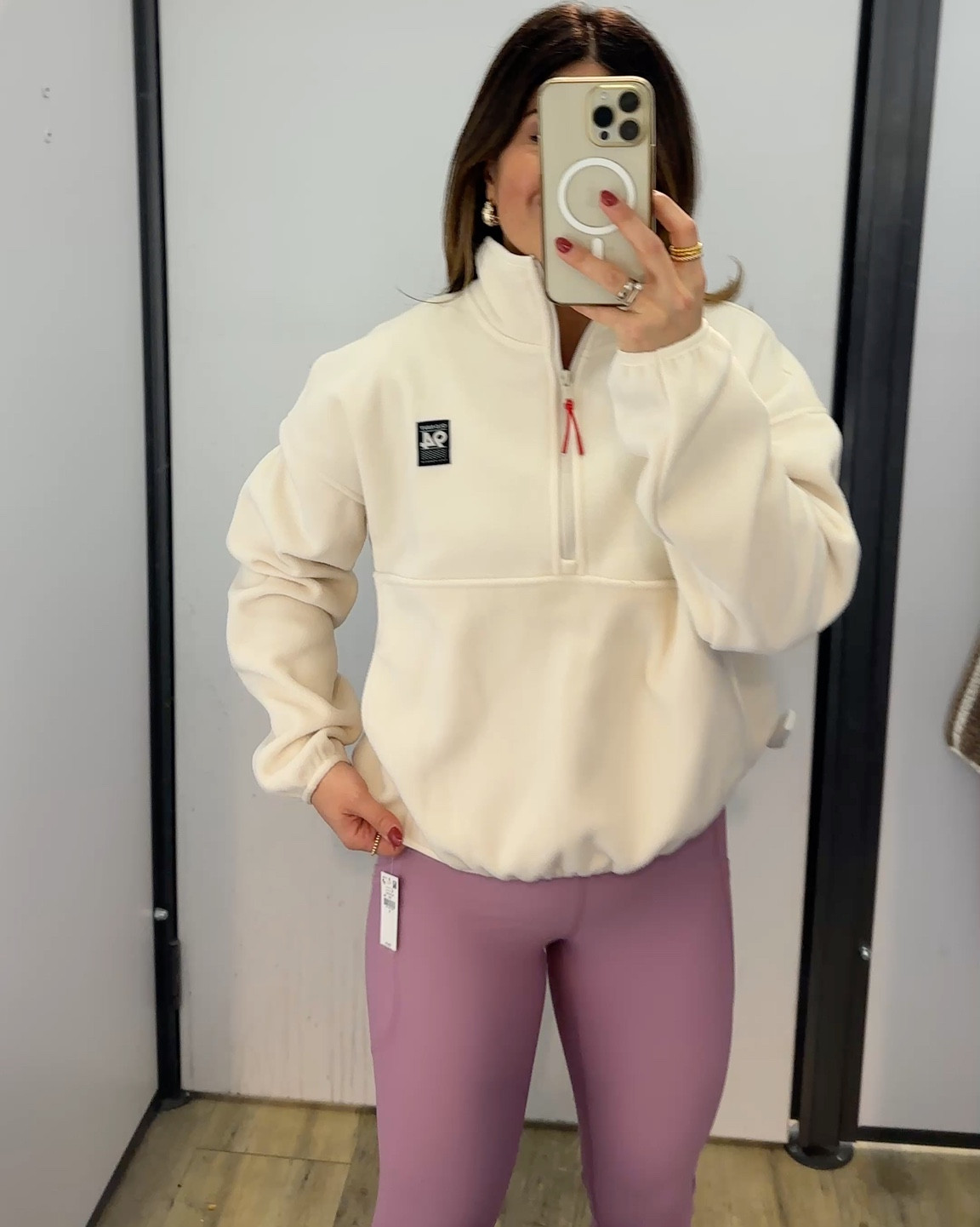 Take 50% off Activewear via Old Navy right now!!
Jacket size small
Leggings size small

#LTKGiftGuide #LTKSaleAlert #LTKActive