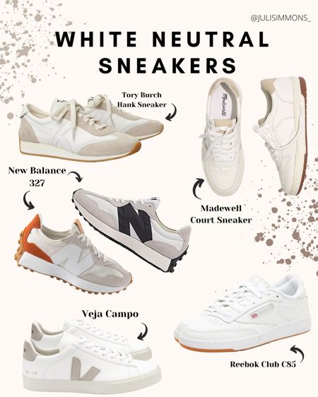 White neutral sneakers for every occasion 

#LTKshoecrush #LTKstyletip #LTKGiftGuide