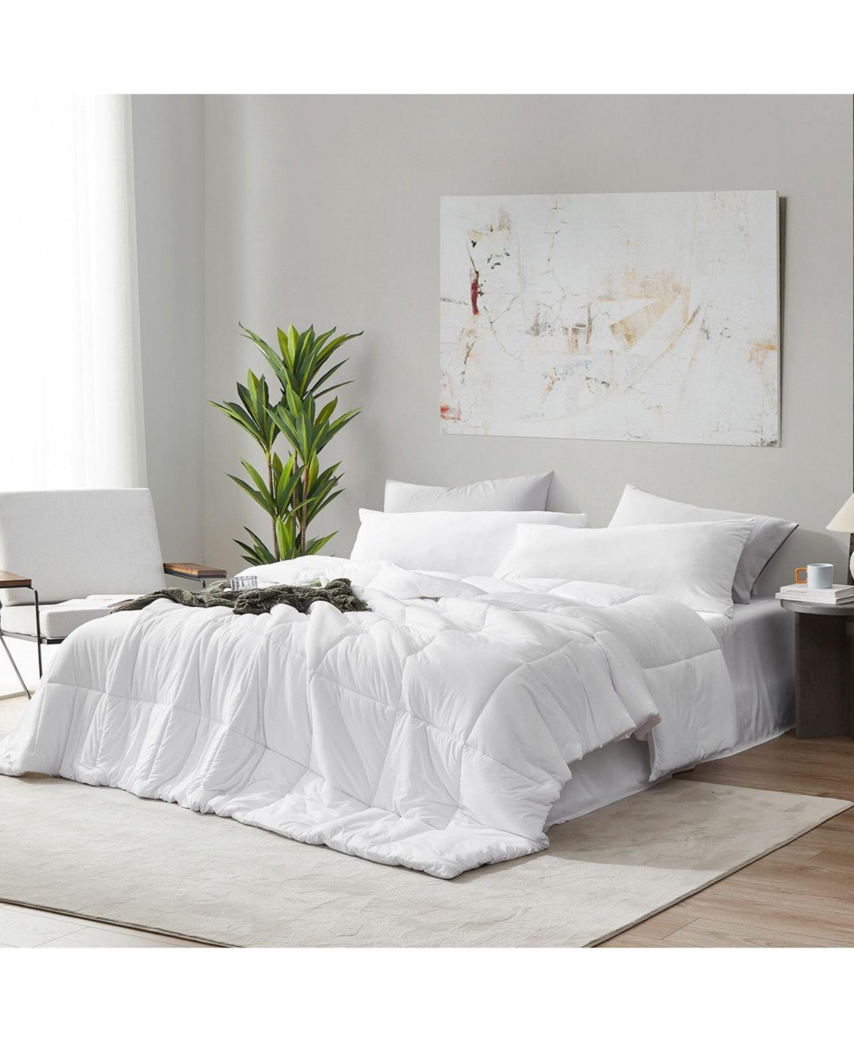 Coma Inducer No Sweat Off My Oversized Comforter Set - White | Macy's