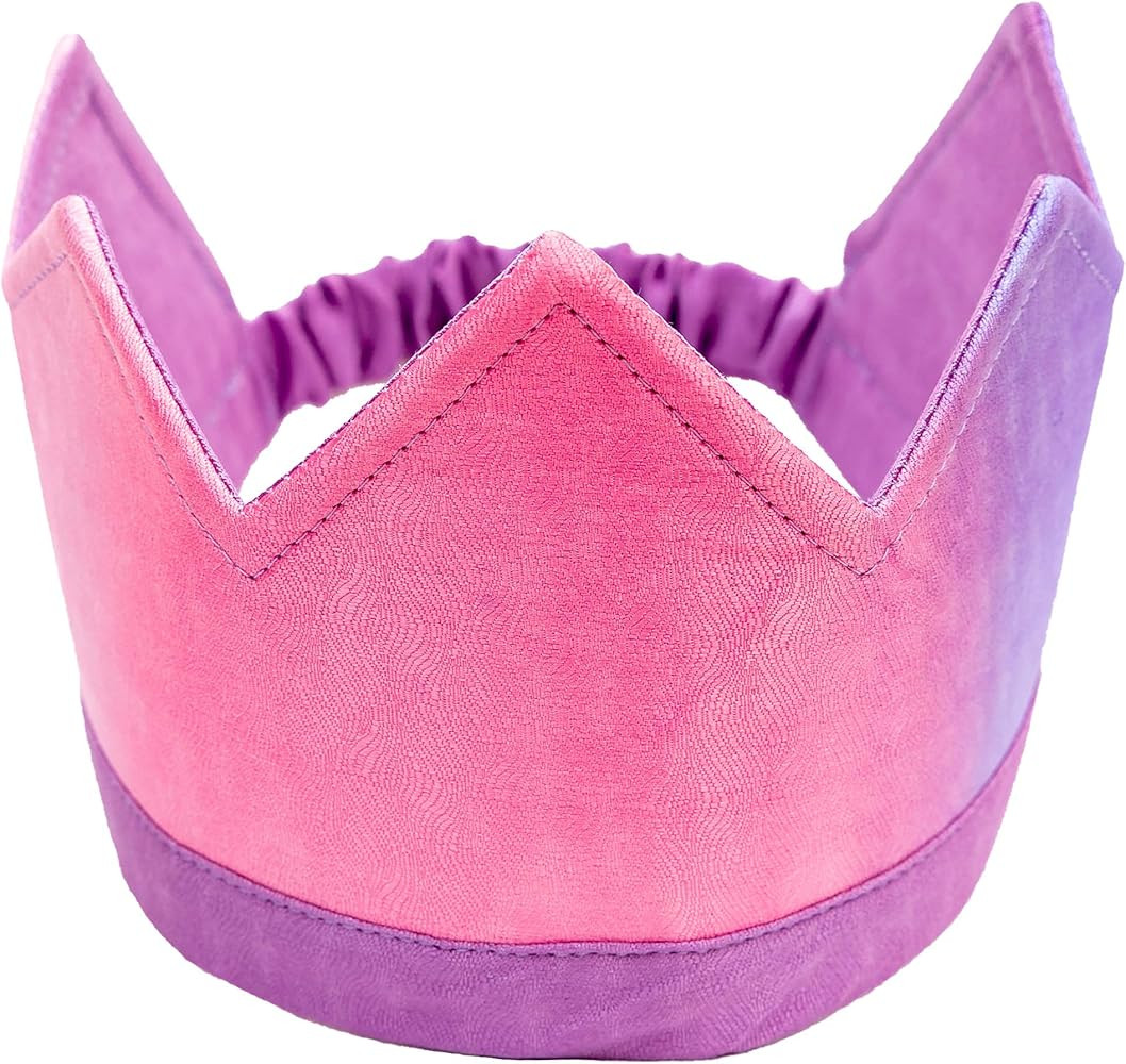 Sarah's Silks Blossom 100% Silk Crown with Elastic Headband to Dress up as a Prince, Princess, Qu... | Amazon (US)