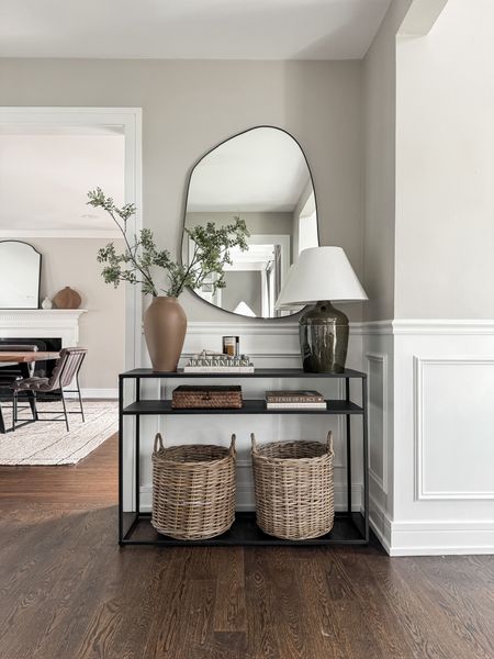 A better look at this new organic shaped mirror we just added to our entry! Our console was calling for a statement piece and this mirror from Ethnik Living is the perfect touch. Linking everything below that I can, and many similar products! 

#LTKstyletip #LTKhome