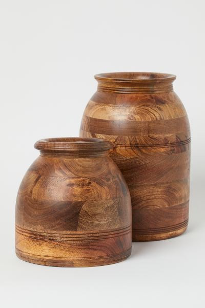 Mango Wood Vase | H&M (US + CA)