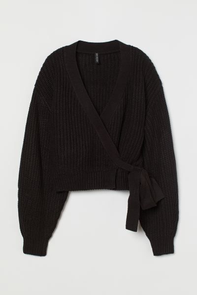 Knit Wrap-front Cardigan | H&M (US)