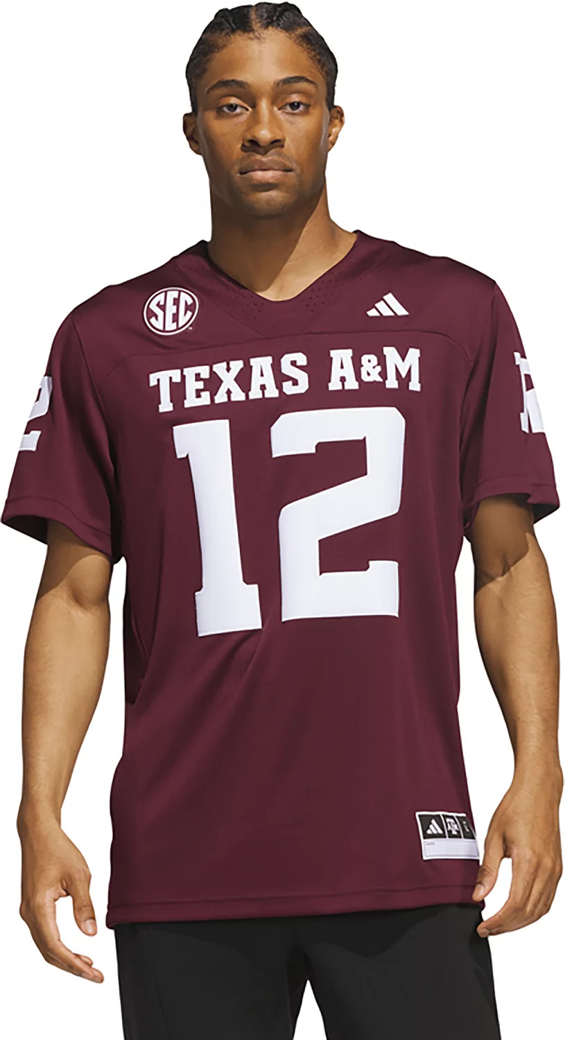 adidas Men's Texas A&M University Premier Home Jersey | Academy Sports + Outdoors