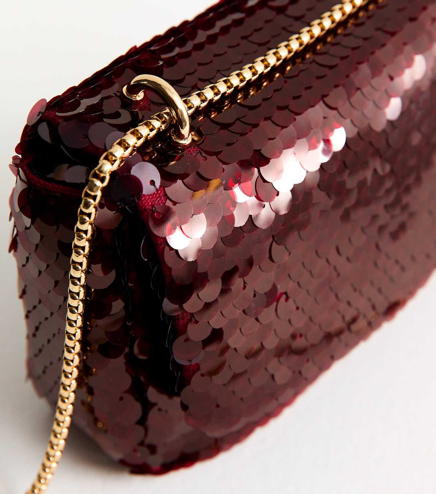 Burgundy Sequin Cross Body Bag | New Look | New Look (UK)