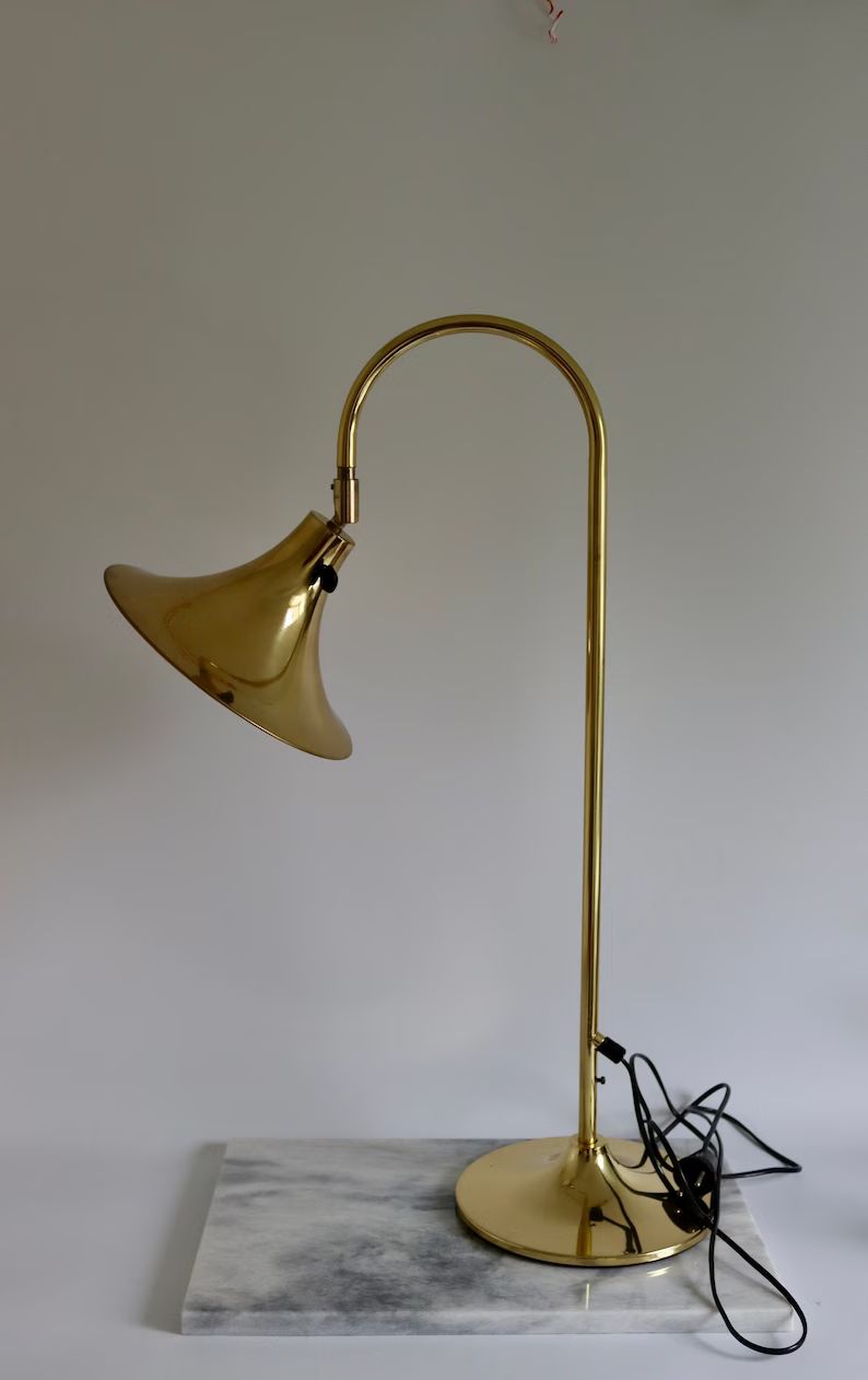 Statement Lamp in Brass, designed by Börje Claes for Norlett Elit. Circa 1960's, Sweden | Etsy (US)