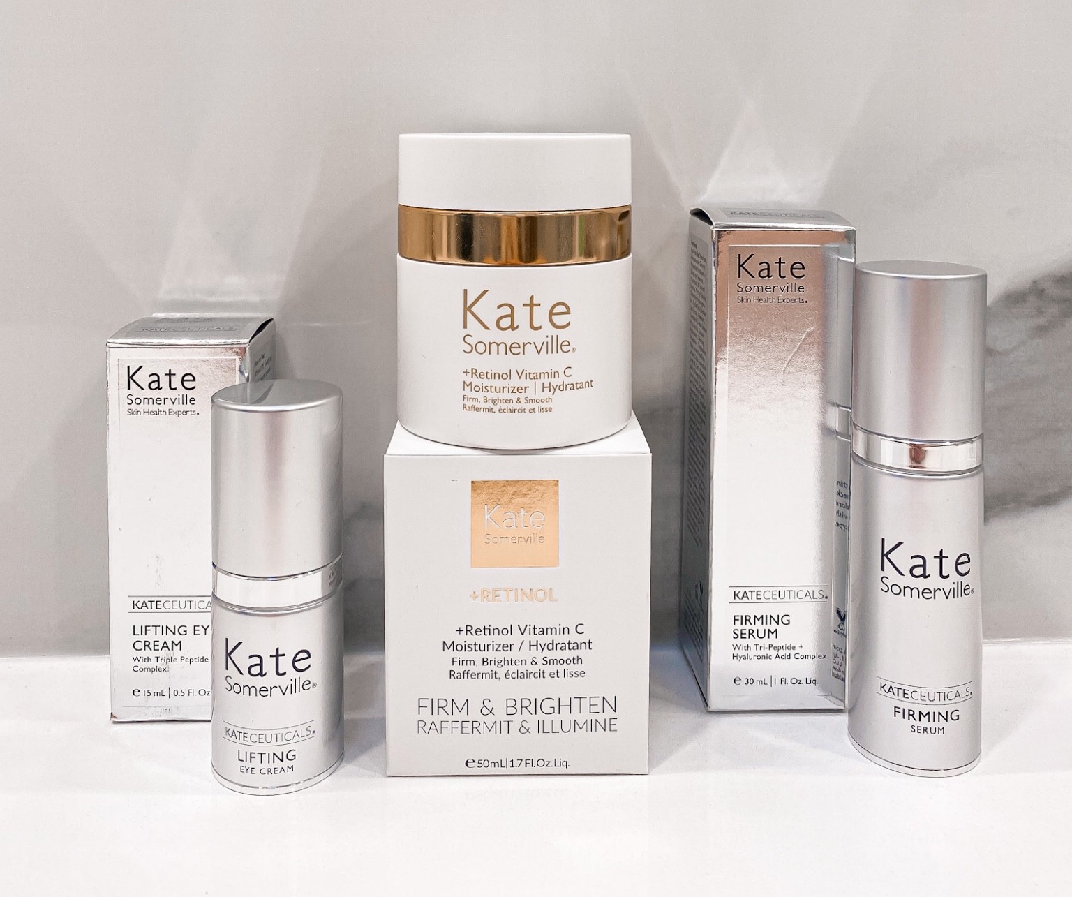 ✨Skincare Alert✨

My top three skincare products I currently can’t live without! I’ve been consistently using these products for 3+ months and I can see the firmness, fine lines and overall radiance of my skin significantly continue to improve. 

*contains Retinol* 

Firming Serum: 
- Improves skin firmness
- Diminishes appearance of fine lines
- Enhances skins moisture barrier & locks in essential hydration 

Moisturizer: 
+Retinol & Vitamin C 
- Firms, brightens & smooths 

Lifting Eye cream:
- Targets & reduces visible wrinkles & crow’s feet
- Reduces the appearance of under eye bags 
- Minimizes the appearance of dark circles & brightens under eye skin

Yes, yes & yes to all of the above!! 👏🏼

Xx

#skincare #advancedskincare 

#LTKbeauty