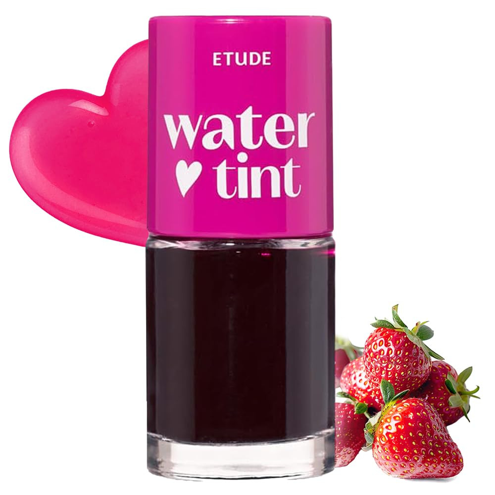 ETUDE Dear Darling Water Tint Lip and Cheek Stain, Strawberry Ade, 9g | Amazon (US)