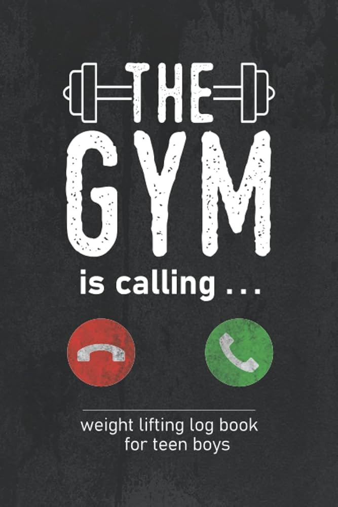 Weight Lifting Log book for Teen Boys: A Journal Dairy to Record and Track Your Daily Weightlifting and Cardio - Gym Training Workouts Planner | Amazon (US)