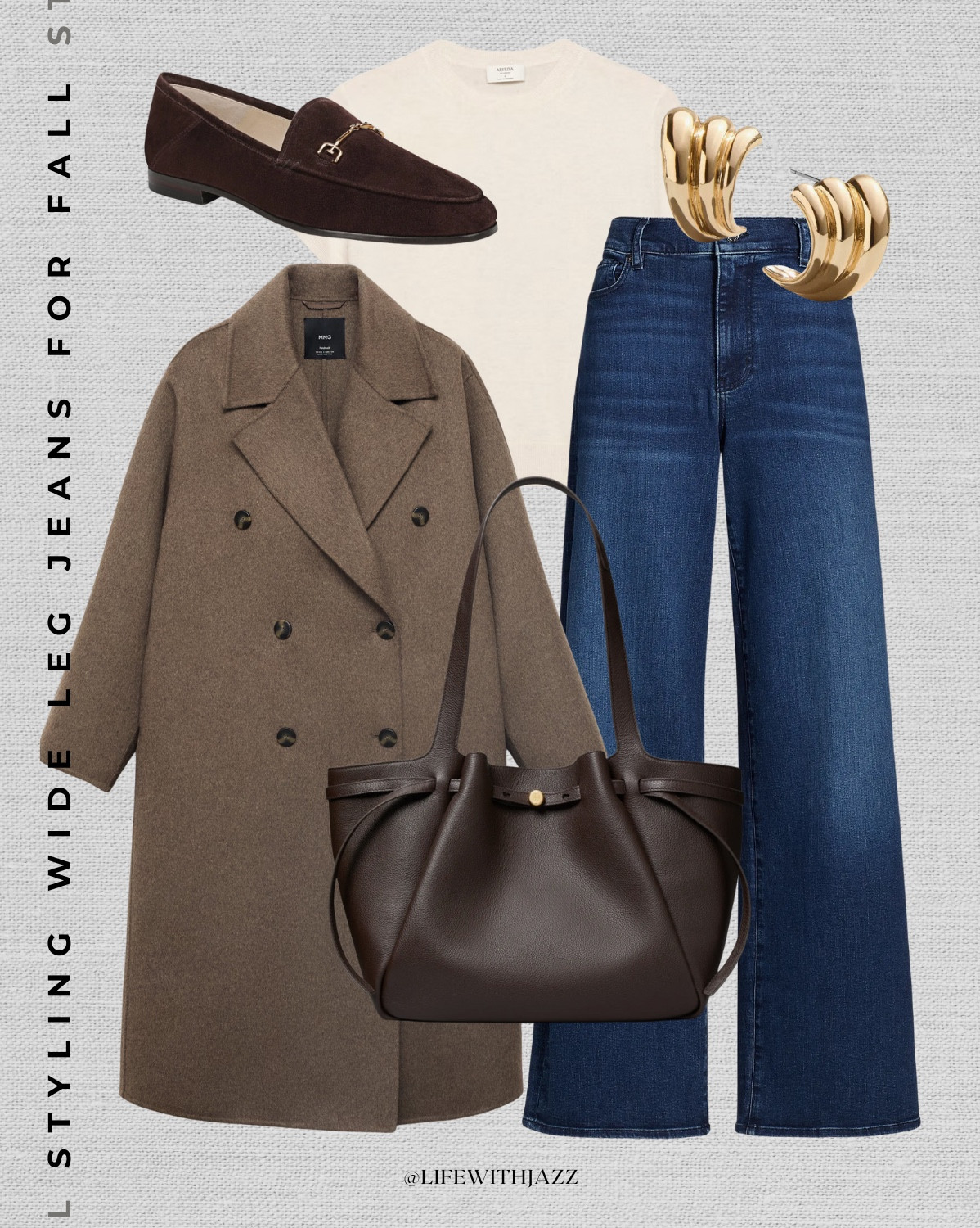 Styling wide leg jeans for fall 

Fall style / fall outfits / long coat / denim barn jacket / trench coat / brown sweater 

#LTKSeasonal #LTKStyleTip