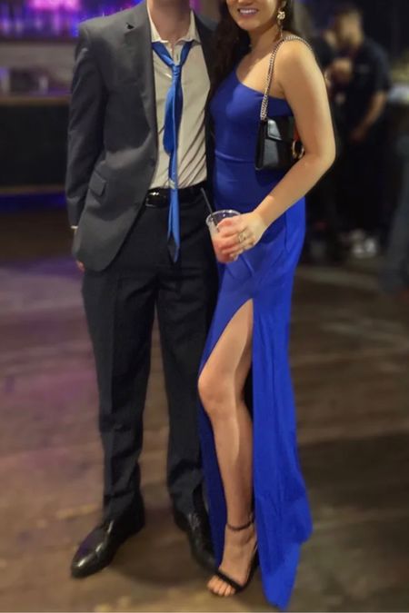 This royal blue one shoulder formal dress is sexy and classy! Perfect black tie wedding guest dress under $100

#LTKunder100
