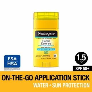 Neutrogena Beach Defense Face & Body Sunscreen Stick SPF 50+ Broad Spectrum UVA/UVB Protection | Kroger