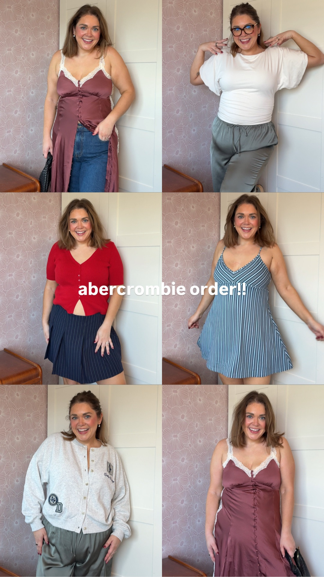 Abercrombie try on wearing size large in everything except cowboys cardigan and workout dress I sized up to xl! Work office outfits fall casual date night outfit

#LTKMidsize #LTKSaleAlert #LTKootd
