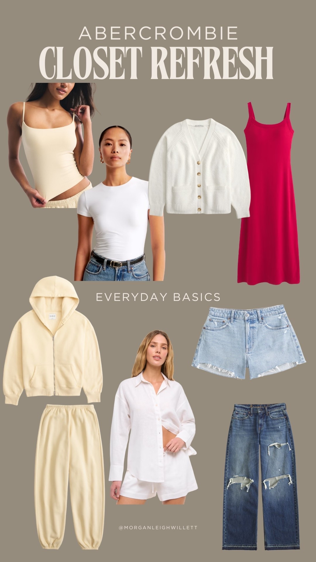 Was in desperate need of a closet refresh! Just got all of these new basics from Abercrombie!

#LTKActive #LTKootd #LTKSeasonal