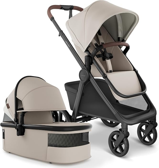 Mompush Ultimate 3 Full Size Baby Stroller with Bassinet from Newborn to 50 lbs - All-Terrain Lar... | Amazon (US)