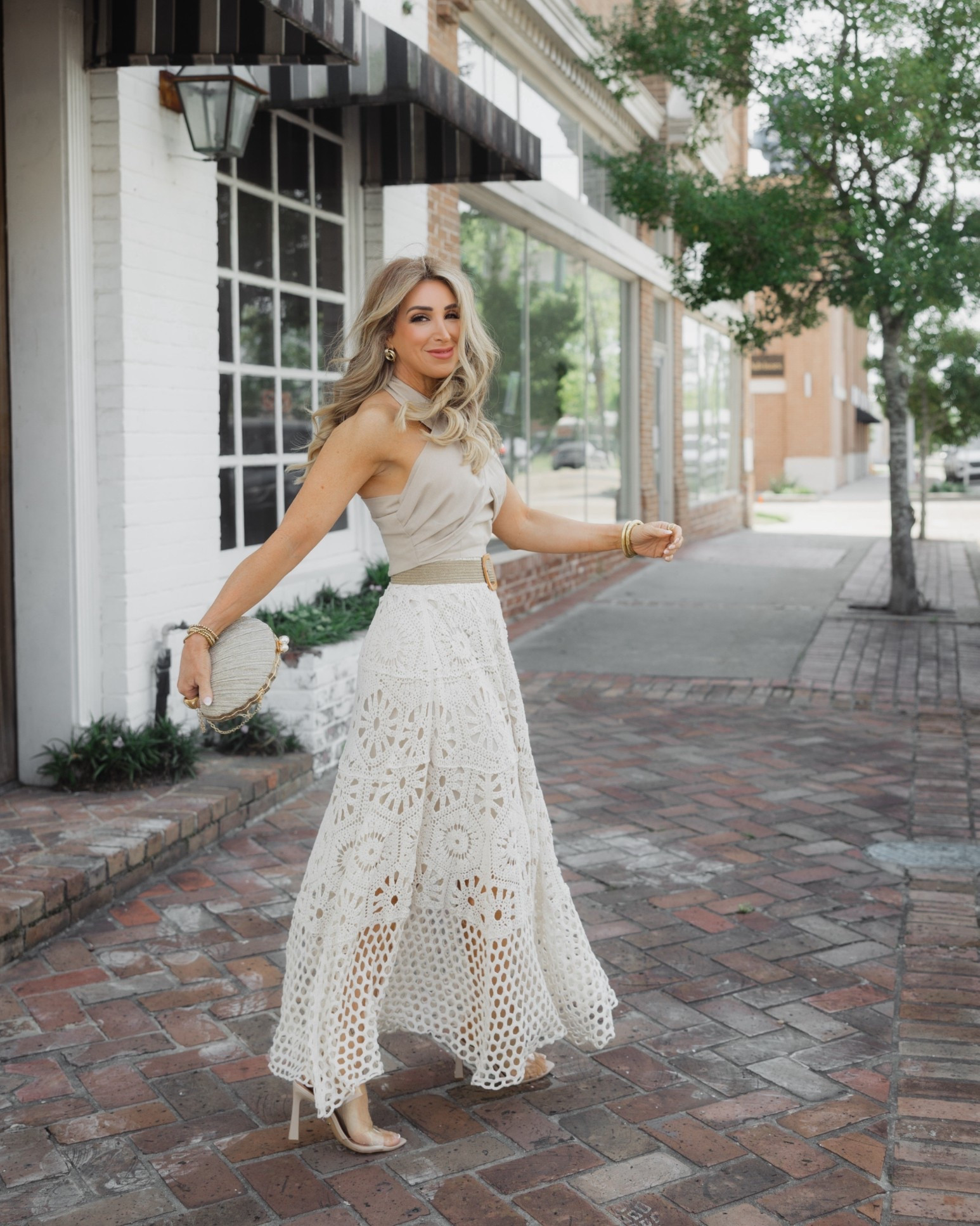 A neutral look perfect for the summer months. @Chicwish 

Spring outfits 2026, summer outfits 2026, vacation outfits beach, maxi skirt, halter top, date night outfits 

#LTKdayinmylife #LTKgrwm #LTKootd