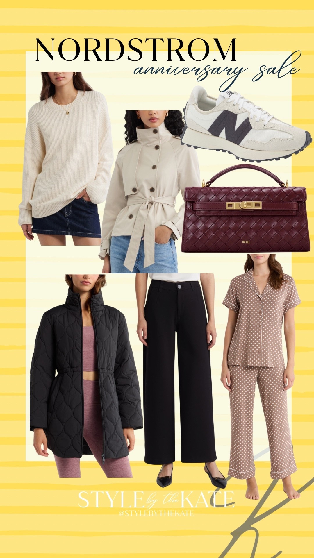 Closet staples I’d add to cart during the Nsale! Classic sweater, neutral coats and black pants 💛

#LTKootd #LTKSaleAlert #LTKWorkwear