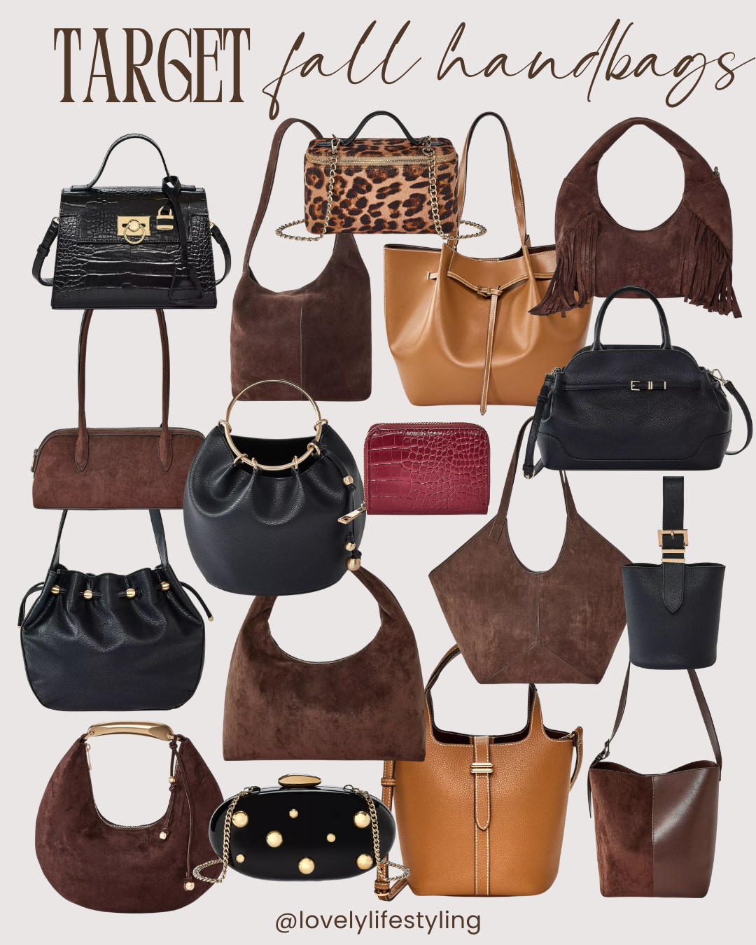 Fall Handbags from Target 🍁 Fall style Fall accessories Target finds Target style  

 #LTKFindsUnder50 #LTKStyleTip #LTKItBag
