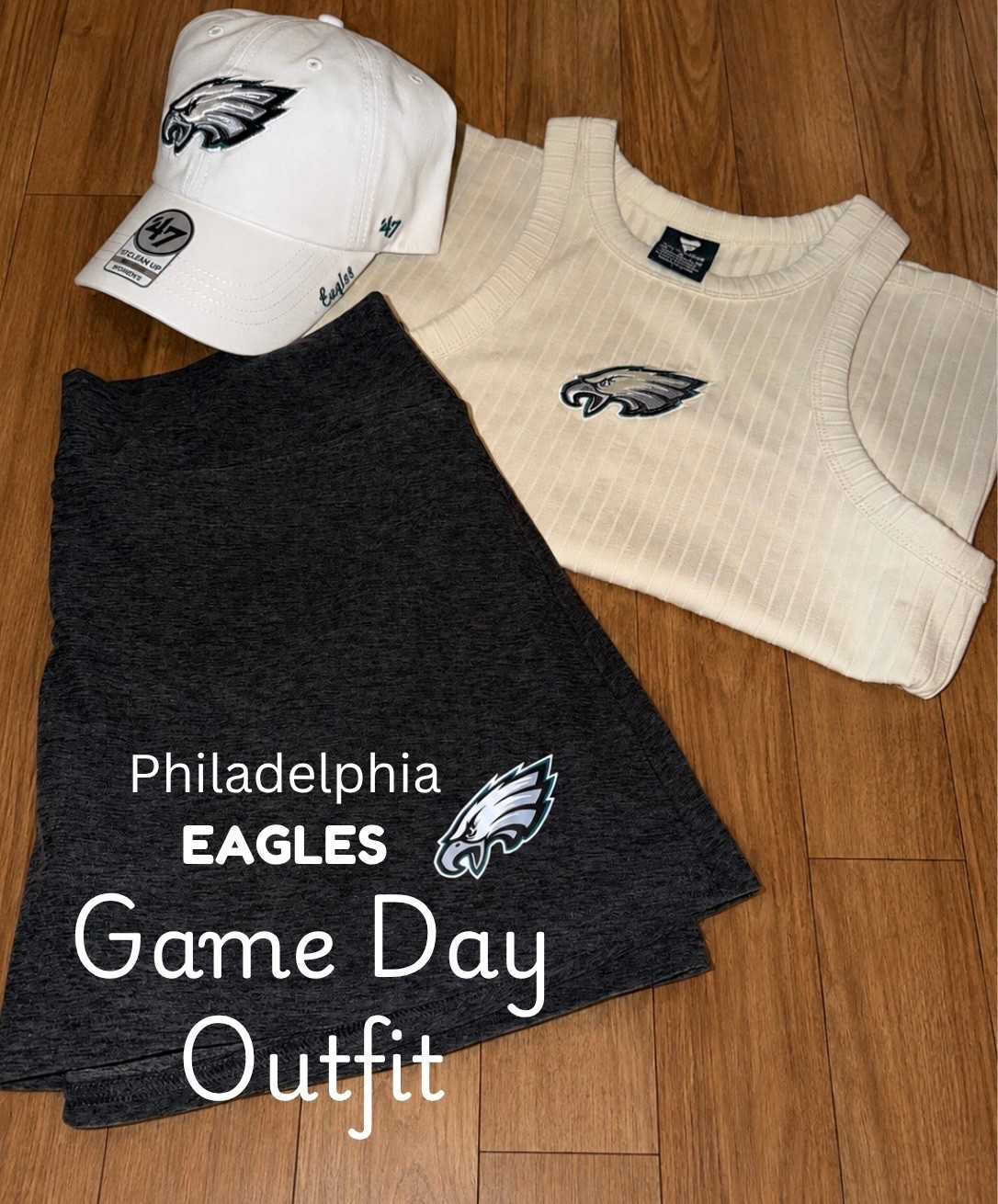 Eagles Game Day Outfit  🦅 
The cutest & comfiest skort & tank set I put together for tonights Friday night preseason game. 
Just wait until you see all of the NFL game day outfits I have for ya this football season 🏈🤩
Go BIRDS!

#LTKSummer #LTKFinds #sports #summeroutfit #NFL #FootballGame #gameday #under50 #fanatics #active #trendingstyle #forher #PhiladelphiaEagles #FootballSeason #GameDayOutfitInspo

#LTKgrwm #LTKootd #LTKMidsize