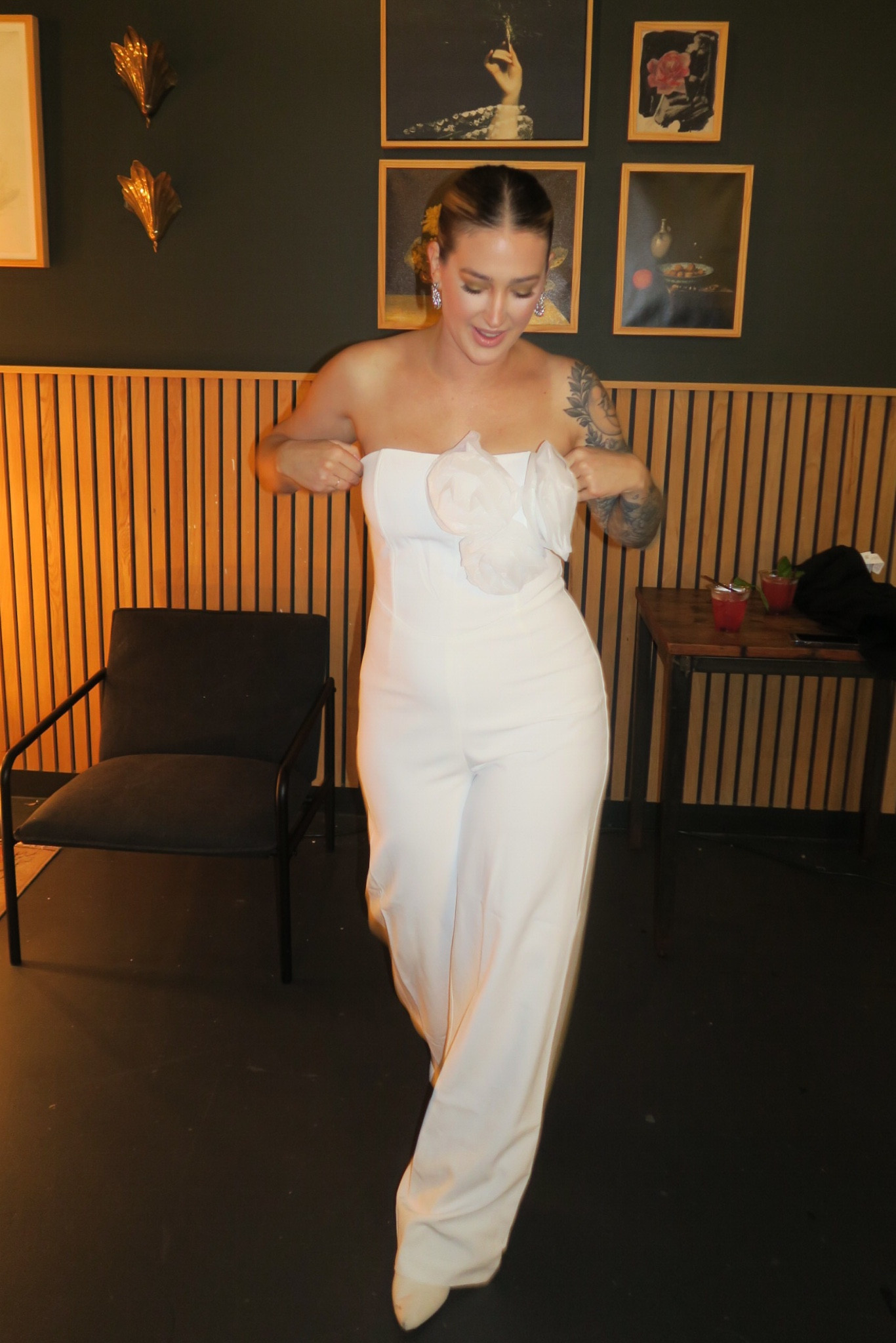 Christmas party look! Wearing a size 8 in the jumpsuit. 

#LTKHoliday #LTKSeasonal #LTKparties