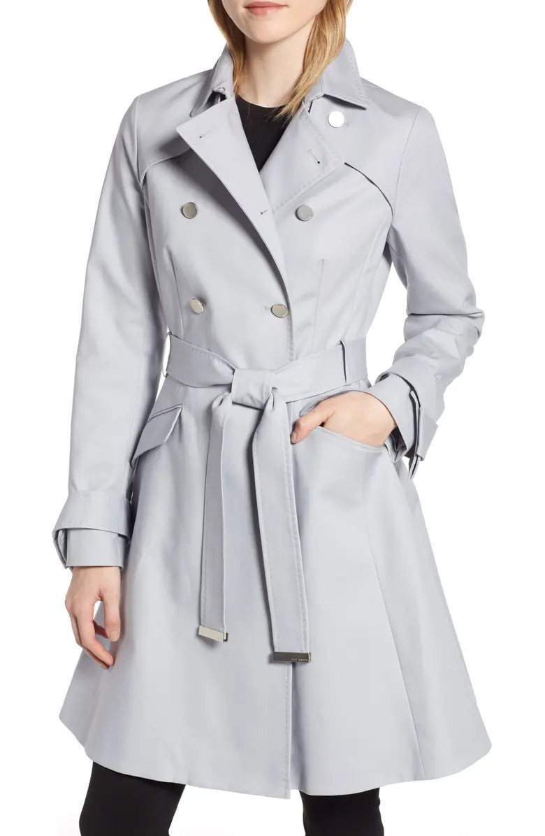 Tie Cuff Detail Trench Coat | Nordstrom