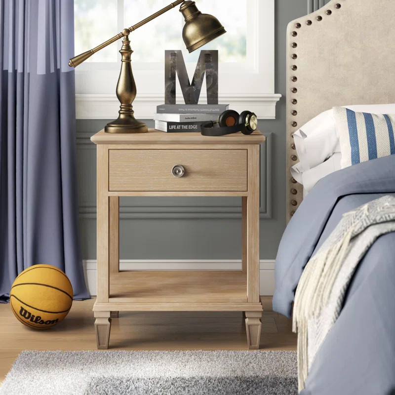 Birch Lane™ Garland Bedside 1 Drawer Nightstand & Reviews | Wayfair | Wayfair North America