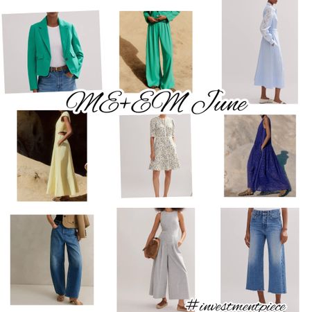 From bold colors suiting, classic stripes, creative cutouts and denim to live in- I’m loving all June has in store @meandem #investmentpiece 

#LTKOver40 #LTKSeasonal #LTKStyleTip