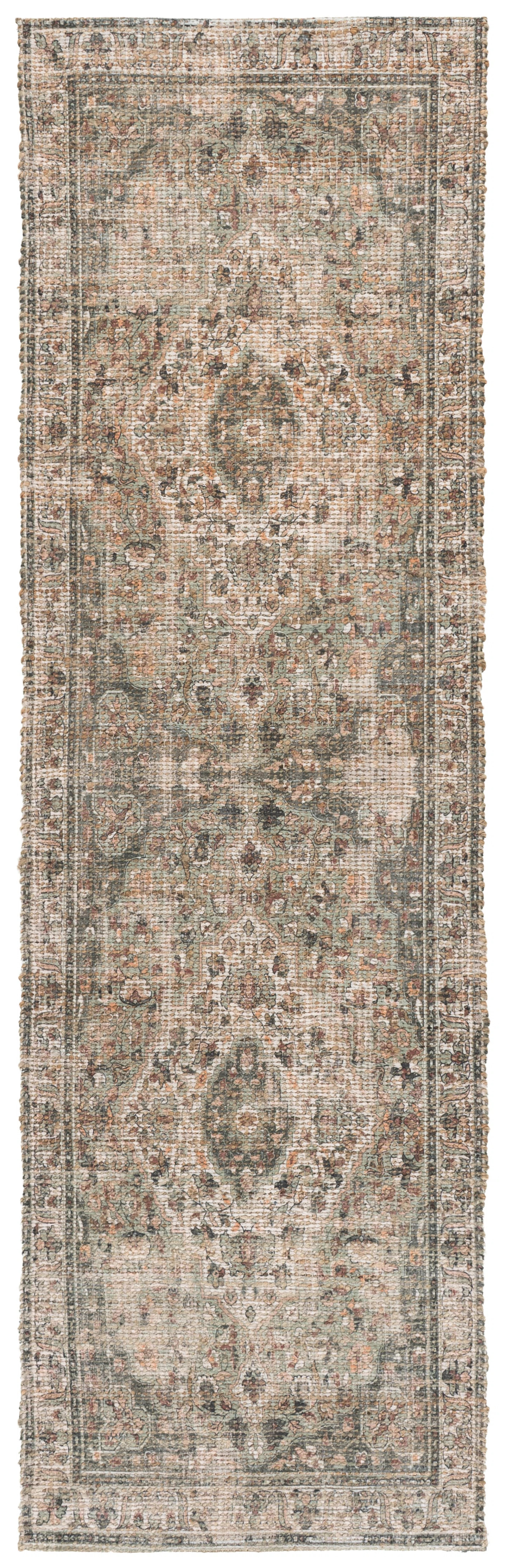 Saffron Hand Woven Jute/Sisal; Chenille; Cotton Floral; Vintage Look Indoor Rug | Wayfair North America