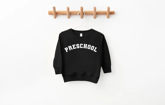 Preschool Sweatshirt, First Day of School Crewneck, Kids Pre-K Pullover, Gender Neutral Clothing,... | Etsy (CAD)