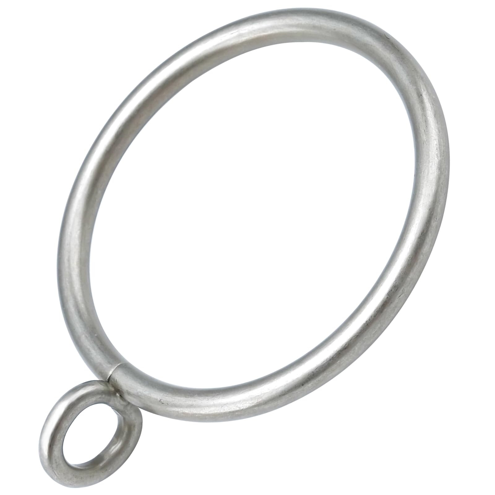 44 Pack Curtain Rings with Eyelets, Metal Drapery Ring for Pinch Pleat Curtains, Drape Ring 1.5 I... | Amazon (US)