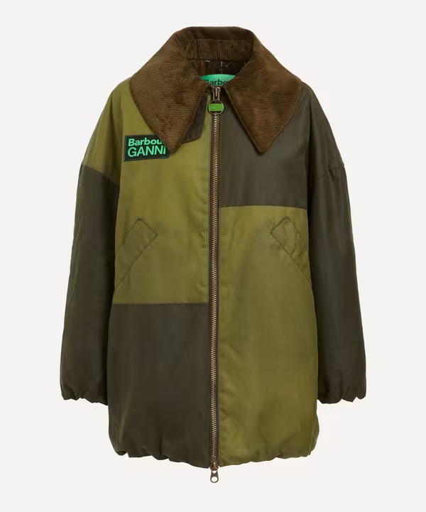 x GANNI Bomber Wax Jacket | Liberty London (US)