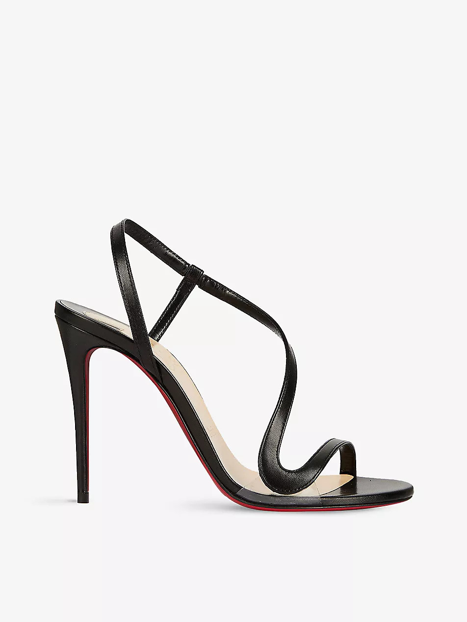 Rosalie 100 leather heeled sandals | Selfridges