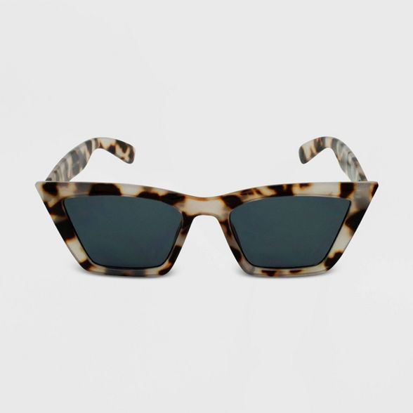 Women's Tortoise Shell Print Cateye Sunglasses - Wild Fable™ Brown | Target