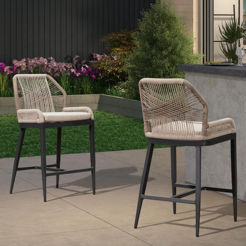 Davan Outdoor 24.8'' Counter Stool | Wayfair North America