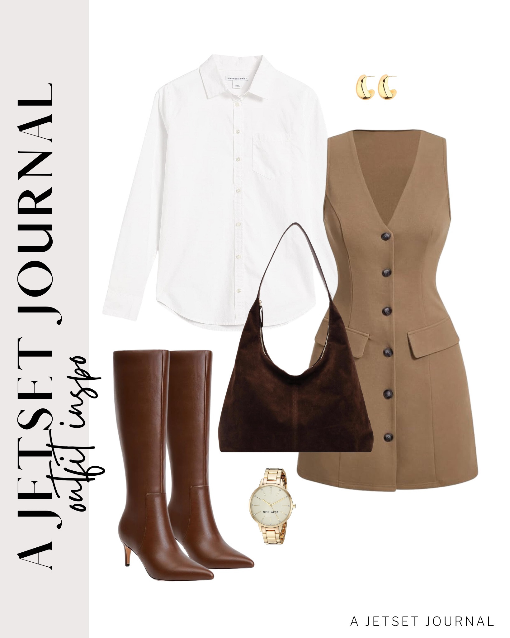 Pair sleek knee-high boots with your fall outfits for a chic, cozy look!
on the go look, amazon finds, trendy fashion, fall outfit idea, fall vibes, neutral colors, gold jewelry, stylish crossbodybag, amazon fave

#LTKStyleTip #LTKU #LTKSeasonal