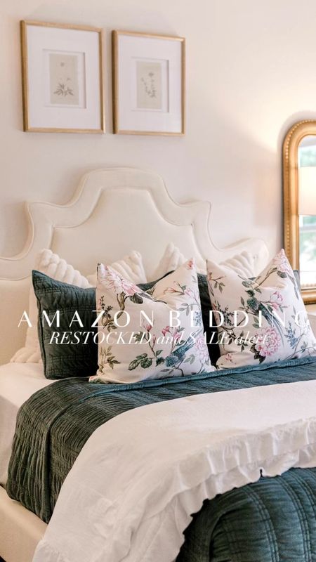 ✨AMAZON bedding in stock and on sale! This set of velvet quilt + shams is currently less than $50 in the queen 🎉 This is the color “Stormy Blue”.✨

Bedding Recipe:
🔹Velvet Quilt + Shams: color “Stormy Blue”
🔹 Ruffle Comforter: color “White”
🔹Two 26x26  Faux Fur Euro Shams: color “cream white”
🔹Two 22x22 Floral Shams 

#homedecor #homeinspiration #interiordesign #homedesign #amazonhome #founditonamazon #ltkhome #shopltk #ltkunder100 #ltkunder50 

#LTKHome #LTKFindsUnder50 #LTKFindsUnder100