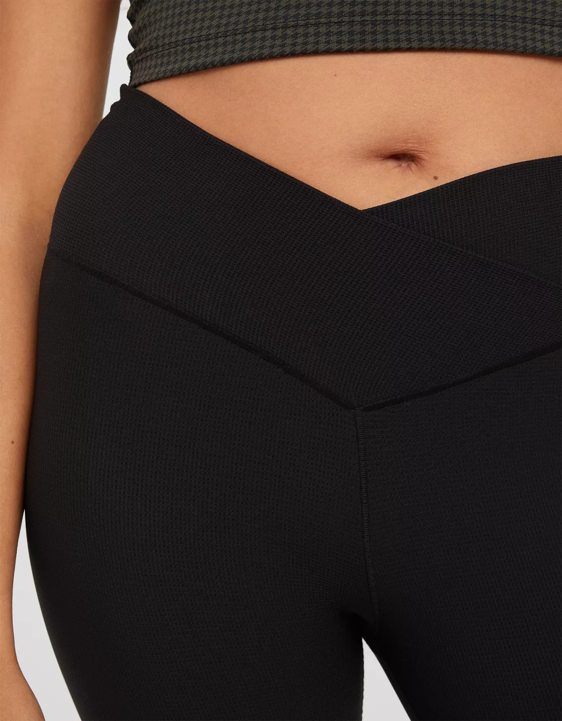OFFLINE By Aerie Real Me Waffle High Waisted Crossover Legging | Aerie