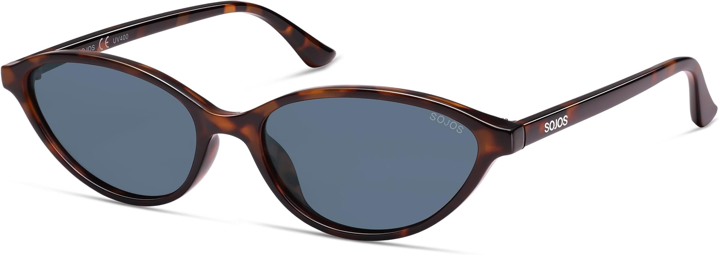 SOJOS Trendy Polarized Oval Sunglasses for Women Retro Chic 90s Shades Lightweight Sunnies SJ2656 | Amazon (US)