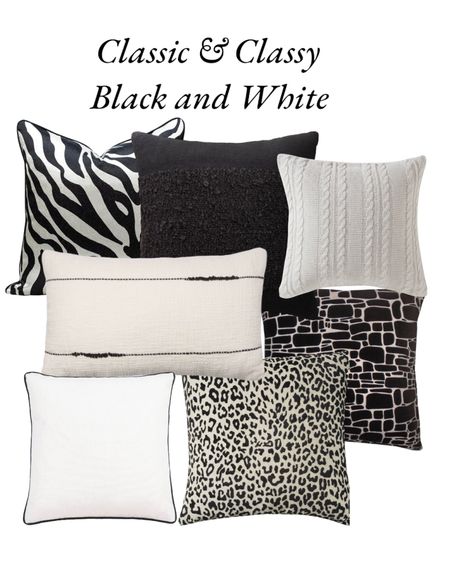 Neutral decor. Neutral pillows. Black and white decor. Black and white pillows. Modern organic. Transitional style. Classic style. Leopard pillow. Animal print  

#LTKhome #LTKstyletip #LTKunder50