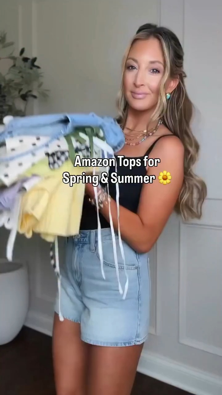 Just comment TOPS and I’ll message you all the details to these CUTE tops for spring and summer 🤩🌼🍉

#summeroutfitideas #springstyle #summertops

#LTKmomlife #LTKootd #LTKTall