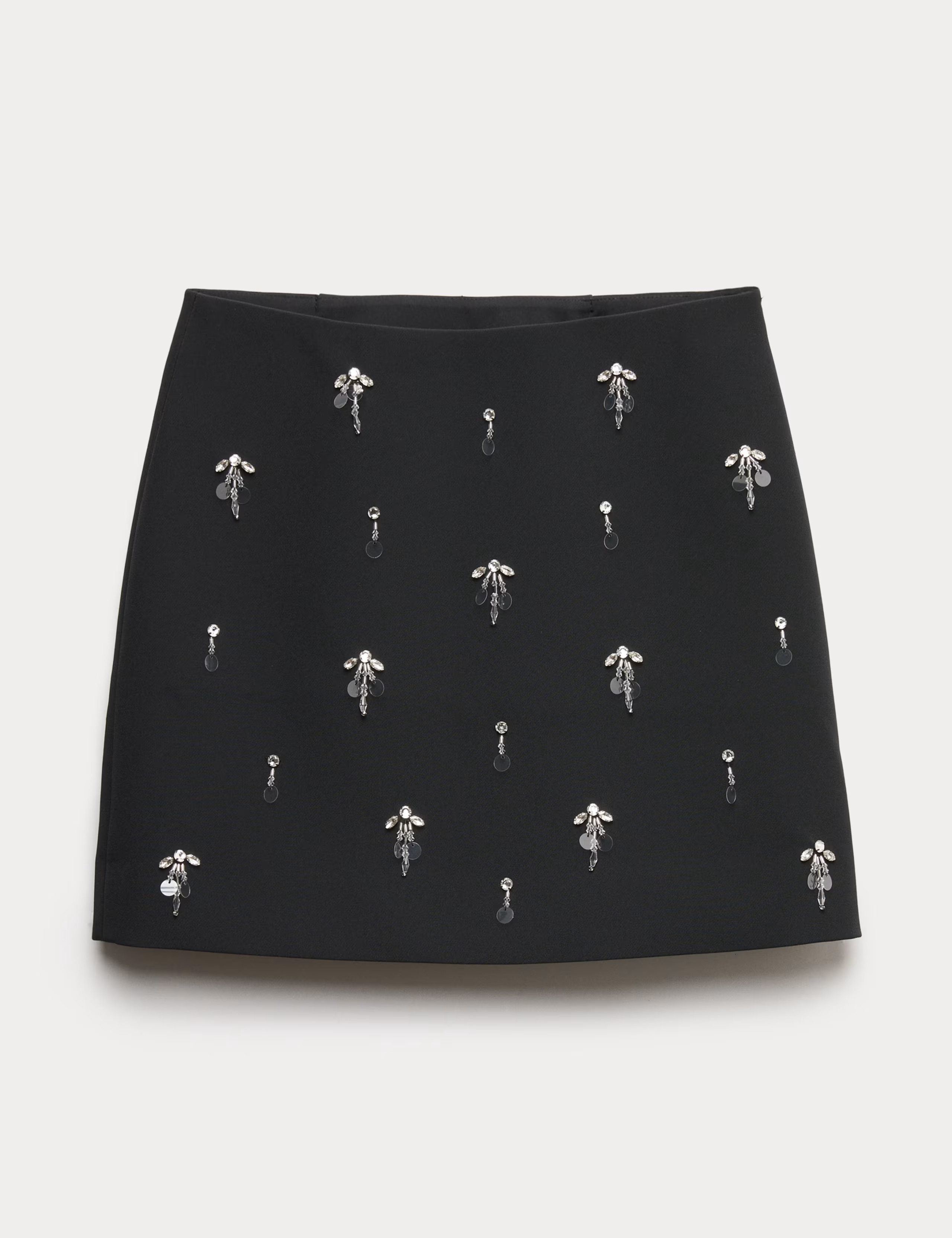 Disc Embellished Mini A-Line Skirt | Marks & Spencer (UK)