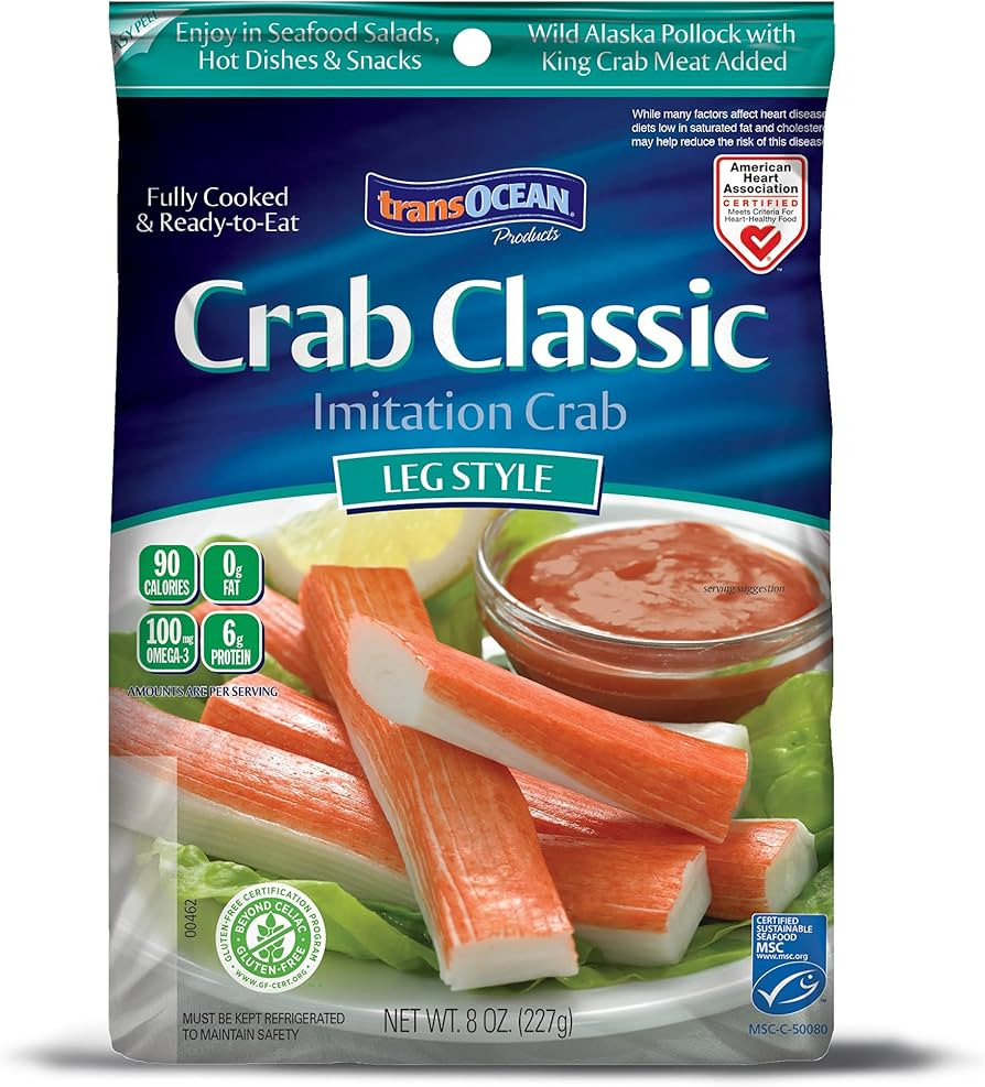 Trans-Ocean Products, Crab Classic Crab Leg, 8 oz | Amazon (US)