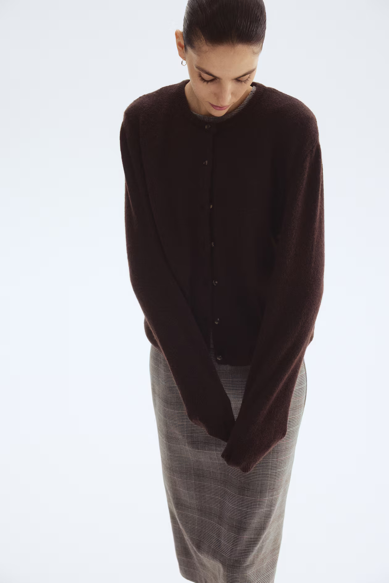 Casaco de malha de corte solto | H&M (FR, IT, ES, PT, BE)